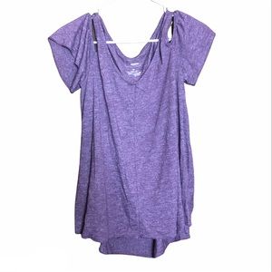 Medium cold shoulder shirt
